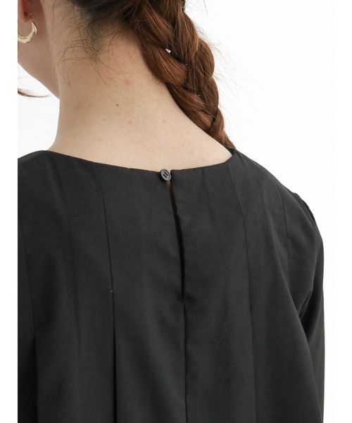 Te chichi（テチチ）の「タックフレアスリーブブラウス（シャツ/ブラウス・レディース・オフホワイト/ブルー/ブラック・ﾌﾘ-）」の12枚目の写真