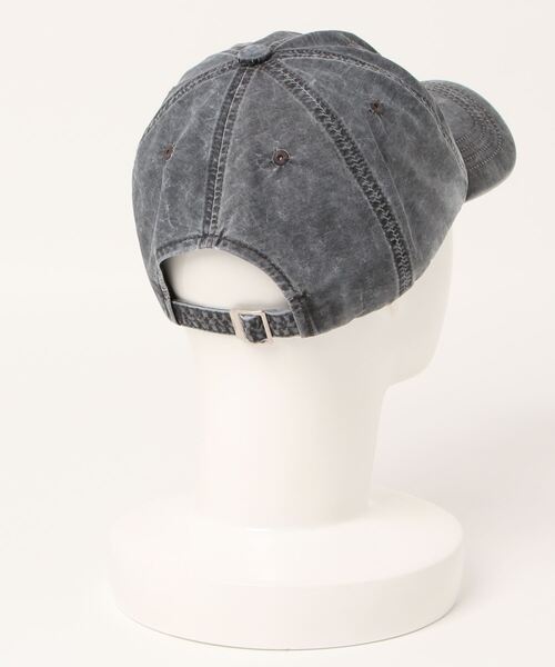 Paragraph（パラグラフ）の「【Paragraph/パラグラフ】ウォッシュカラー刺繍ロゴ ベースボールCAP/№37/22SS（キャップ・メンズ・オリーブ/チャコールグレー/ベージュ・ﾌﾘ-）」の4枚目の写真