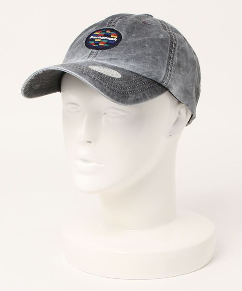 Paragraph（パラグラフ）の「【Paragraph/パラグラフ】ウォッシュカラー刺繍ロゴ ベースボールCAP/№37/22SS（キャップ・メンズ・オリーブ/チャコールグレー/ベージュ・ﾌﾘ-）」の5枚目の写真