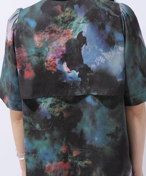 HARE(ハレ)の「ブラーアートシャツ(HARE)(シャツ/ブラウス・レディース・ブラック/グリーン・FREE)」の20枚目の写真