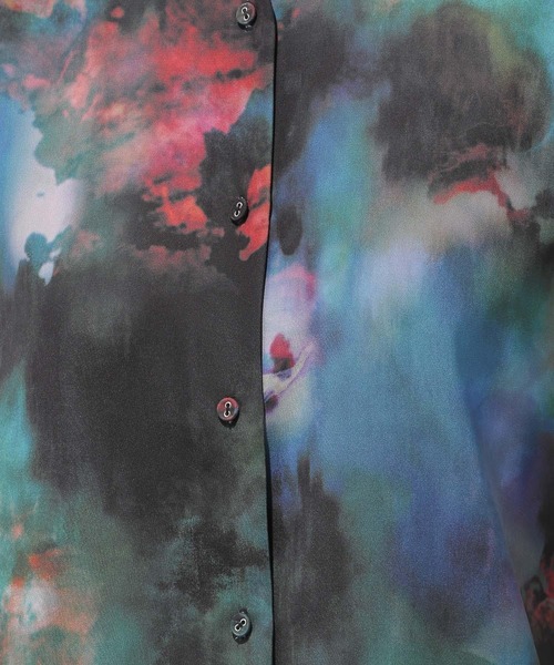 HARE(ハレ)の「ブラーアートシャツ(HARE)(シャツ/ブラウス・レディース・ブラック/グリーン・FREE)」の11枚目の写真