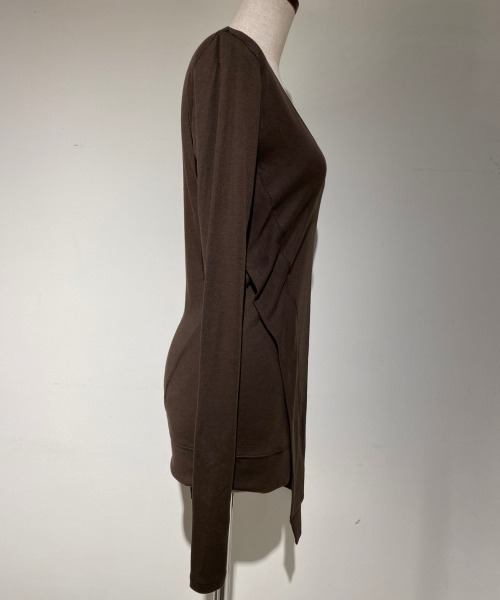 ADDICT NOIR(アディクトノアー)の「ADDICT NOIR/アディクト ノアー/Long Tops(Tシャツ/カットソー・レディース・ブラウン・FREE)」の7枚目の写真