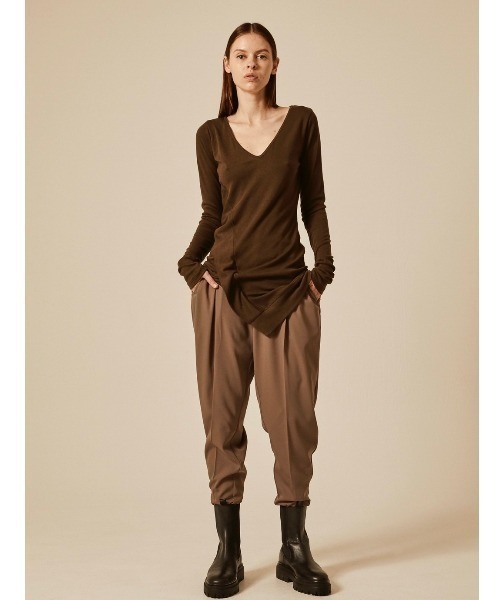 ADDICT NOIR(アディクトノアー)の「ADDICT NOIR/アディクト ノアー/Long Tops(Tシャツ/カットソー・レディース・ブラウン・FREE)」の11枚目の写真