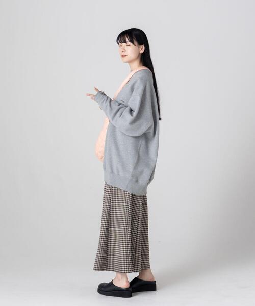 CITEN(シテン)の「<CITEN>ミニチェック ハイウエスト マーメイド スカート(スカート・レディース・ダークブラウン/イエロー・FREE)」の13枚目の写真