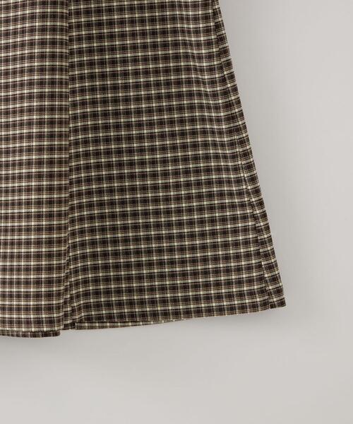 CITEN(シテン)の「<CITEN>ミニチェック ハイウエスト マーメイド スカート(スカート・レディース・ダークブラウン/イエロー・FREE)」の19枚目の写真