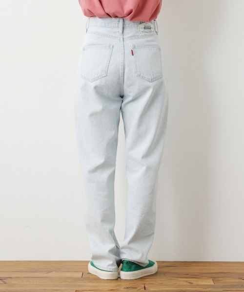 RODEO CROWNS WIDE BOWL（ロデオクラウンズワイドボウル）の「LOSE COLOR STRAIGHT DENIM（デニムパンツ・レディース・ライトブルー/ライトグレー・MEDIUM/X-SMALL/SMALL）」の9枚目の写真