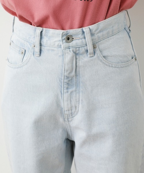 RODEO CROWNS WIDE BOWL（ロデオクラウンズワイドボウル）の「LOSE COLOR STRAIGHT DENIM（デニムパンツ・レディース・ライトブルー/ライトグレー・MEDIUM/X-SMALL/SMALL）」の7枚目の写真