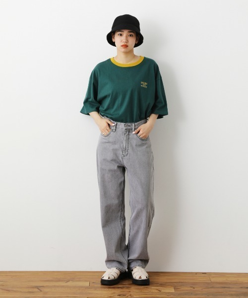 RODEO CROWNS WIDE BOWL（ロデオクラウンズワイドボウル）の「LOSE COLOR STRAIGHT DENIM（デニムパンツ・レディース・ライトブルー/ライトグレー・MEDIUM/X-SMALL/SMALL）」の11枚目の写真