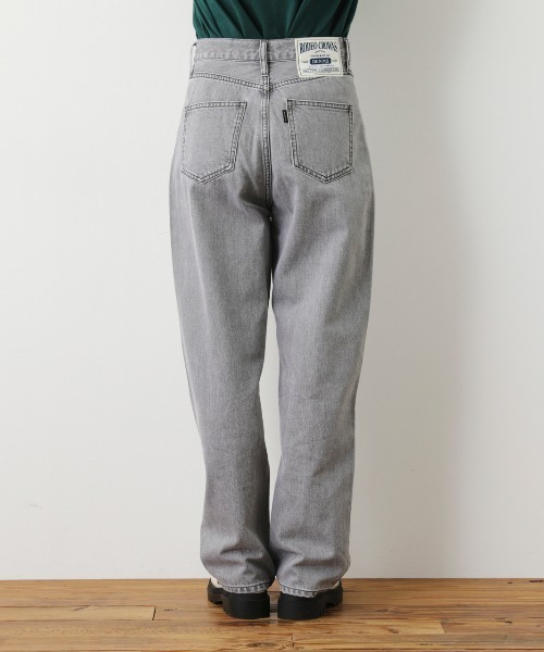 RODEO CROWNS WIDE BOWL（ロデオクラウンズワイドボウル）の「LOSE COLOR STRAIGHT DENIM（デニムパンツ・レディース・ライトブルー/ライトグレー・MEDIUM/X-SMALL/SMALL）」の8枚目の写真