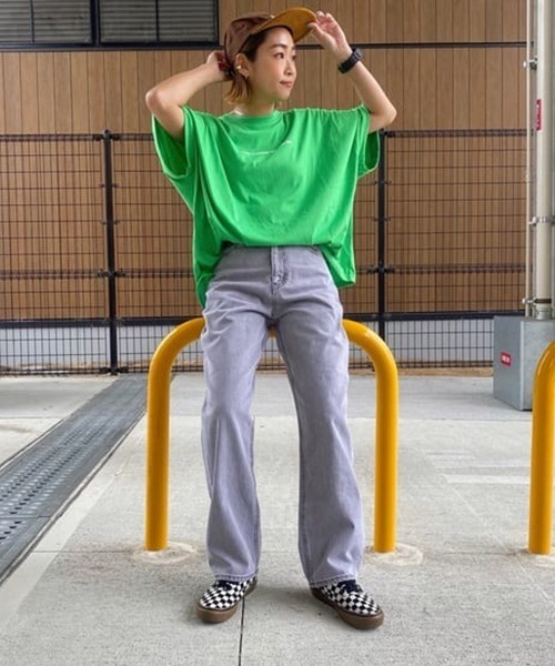 RODEO CROWNS WIDE BOWL（ロデオクラウンズワイドボウル）の「LOSE COLOR STRAIGHT DENIM（デニムパンツ・レディース・ライトブルー/ライトグレー・MEDIUM/X-SMALL/SMALL）」の15枚目の写真