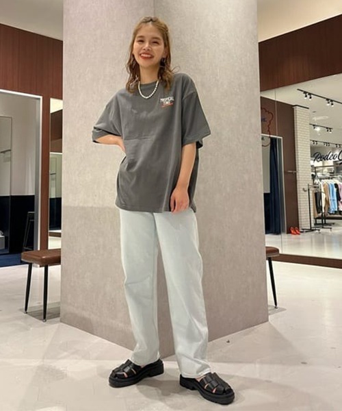 RODEO CROWNS WIDE BOWL（ロデオクラウンズワイドボウル）の「LOSE COLOR STRAIGHT DENIM（デニムパンツ・レディース・ライトブルー/ライトグレー・MEDIUM/X-SMALL/SMALL）」の19枚目の写真