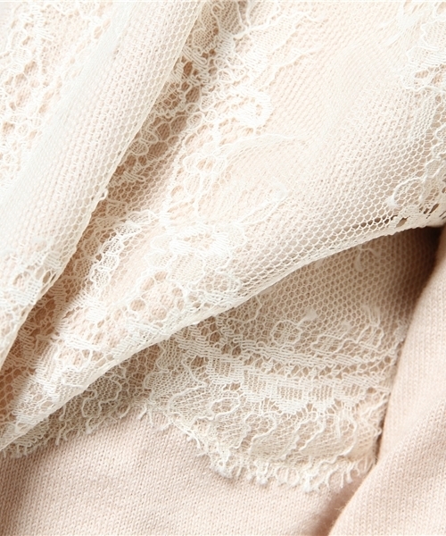 La TOTALITE(ラトータリテ)の「フロントレース クルーネックカーディガン(ニット/セーター・レディース・ブラック/ベージュ/ピンク系その他・FREE)」の12枚目の写真