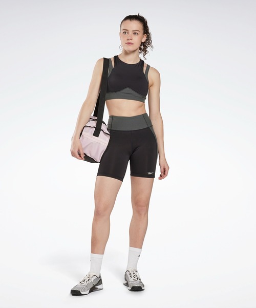 Reebok（リーボック）の「リブ ハイライズ レギンス / Rib High-Rise Leggings / ヨガウェア（レギンス/スパッツ・レディース・ブラック/ライトブラウン・SMALL/MEDIUM/LARGE/X-LARGE/X-SMALL）」の6枚目の写真