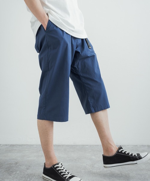 KRIFF MAYER(クリフメイヤー)の「KRIFF MAYER クリフメイヤー 接触冷感 コットンリネンクライミングイージークロップドパンツ(その他パンツ・メンズ・ブラック/ベージュ/オリーブ/ブルー・M/L/XL)」の4枚目の写真