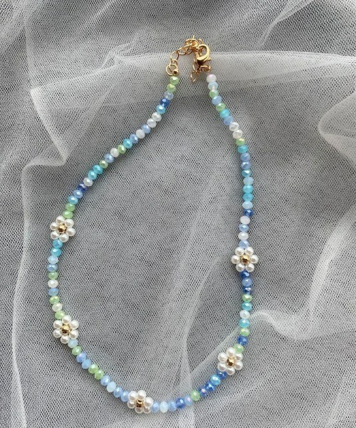 LAC-VERT（ラック・ヴェール）の「フラワービーズネックレス（ネックレス・レディース・その他1/その他2/その他6/その他3/その他5/その他4/その他7/その他8/その他9・FREE）」の3枚目の写真