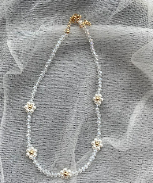 LAC-VERT（ラック・ヴェール）の「フラワービーズネックレス（ネックレス・レディース・その他1/その他2/その他6/その他3/その他5/その他4/その他7/その他8/その他9・FREE）」の4枚目の写真