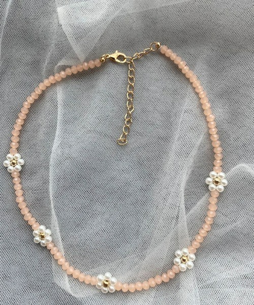 LAC-VERT（ラック・ヴェール）の「フラワービーズネックレス（ネックレス・レディース・その他1/その他2/その他6/その他3/その他5/その他4/その他7/その他8/その他9・FREE）」の5枚目の写真