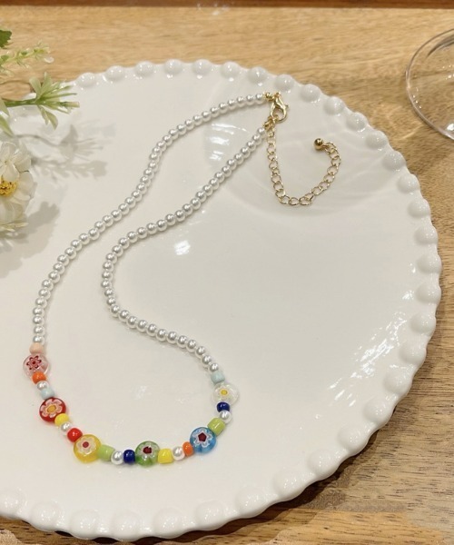 LAC-VERT（ラック・ヴェール）の「フラワービーズネックレス（ネックレス・レディース・その他1/その他2/その他6/その他3/その他5/その他4/その他7/その他8/その他9・FREE）」の9枚目の写真