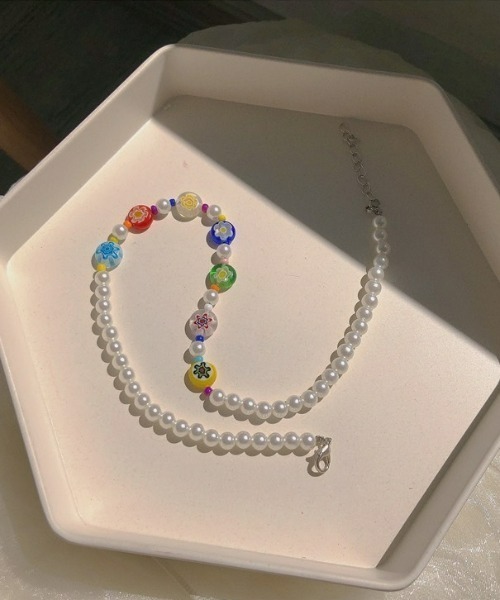 LAC-VERT（ラック・ヴェール）の「フラワービーズネックレス（ネックレス・レディース・その他1/その他2/その他6/その他3/その他5/その他4/その他7/その他8/その他9・FREE）」の10枚目の写真