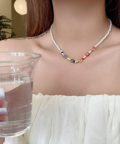 LAC-VERT（ラック・ヴェール）の「フラワービーズネックレス（ネックレス・レディース・その他1/その他2/その他6/その他3/その他5/その他4/その他7/その他8/その他9・FREE）」の21枚目の写真