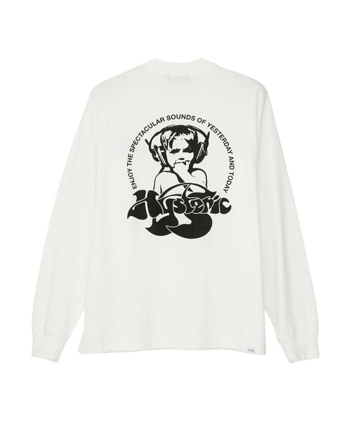 HYSTERIC GLAMOUR（ヒステリックグラマー）の「HEADPHONE KID Tシャツ（Tシャツ/カットソー・メンズ・ホワイト/グレー/ブラック・SMALL/MEDIUM/LARGE/X-LARGE）」の4枚目の写真