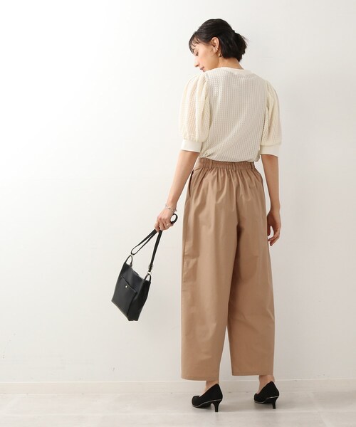 DRESKIP（ドレスキップ）の「◆袖はぷぽこぽこ五分袖プルオーバー（Tシャツ/カットソー・レディース・オリーブ/ブラック/オフホワイト・02/03）」の20枚目の写真