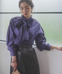 Andemiu | ビックボウタイブラウス126275(シャツ/ブラウス)