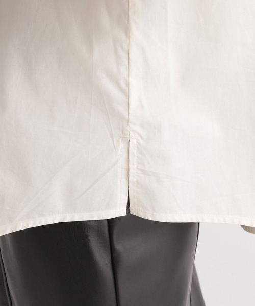 Andemiu（アンデミュウ）の「ビックボウタイブラウス126275（シャツ/ブラウス・レディース・チャコールグレー/パープル/オフホワイト・FREE）」の11枚目の写真