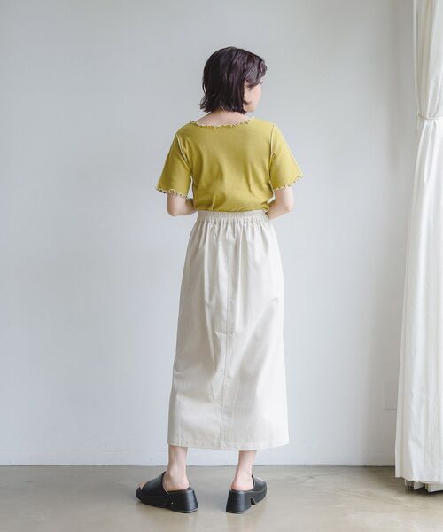 RETRO GIRL（レトロガール）の「２WAYテレコメロウTee（Tシャツ/カットソー・レディース・ホワイト/ブラック/イエロー/グリーン系その他3/ブルー系その他3・FREE）」の9枚目の写真