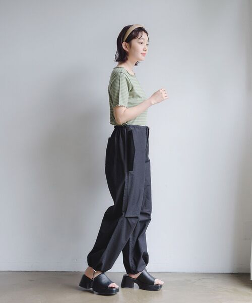 RETRO GIRL（レトロガール）の「２WAYテレコメロウTee（Tシャツ/カットソー・レディース・ホワイト/ブラック/イエロー/グリーン系その他3/ブルー系その他3・FREE）」の16枚目の写真