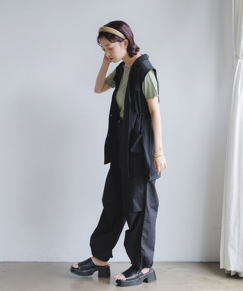 RETRO GIRL（レトロガール）の「２WAYテレコメロウTee（Tシャツ/カットソー・レディース・ホワイト/ブラック/イエロー/グリーン系その他3/ブルー系その他3・FREE）」の19枚目の写真