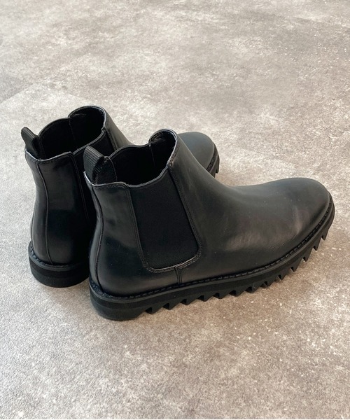 CPCM（シーピーシーエム）の「シャークソールサイドゴアブーツ（ブーツ・メンズ・チャコールグレー/ブラック・41/42）」の15枚目の写真