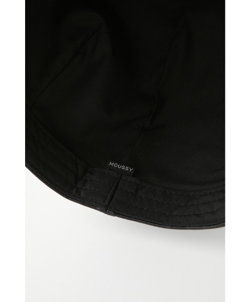 MOUSSY（マウジー）の「F/LEATHER HUNTING キャップ（ハンチング/ベレー帽・レディース・ブラック・FREE）」の7枚目の写真