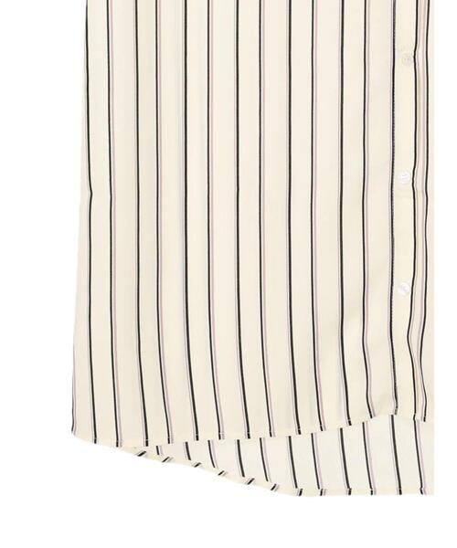 Green　Parks（グリーンパークス）の「マルチストライプドッキングカットワンピース（ワンピース・レディース・ブラック/ベージュ・FREE）」の19枚目の写真