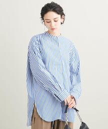 BEAUTY&YOUTH UNITED ARROWS | コットンタイプライター スキッパー チュニック -ウォッシャブル-(シャツ/ブラウス)