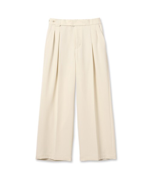 tk.TAKEO KIKUCHI(ティーケータケオキクチ)の「◆ギミックベルトダブルクロスパンツ(その他パンツ・レディース・アイボリー/ブラウン系その他/ブラック・66)」の4枚目の写真