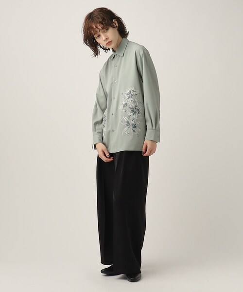 tk.TAKEO KIKUCHI(ティーケータケオキクチ)の「◆ギミックベルトダブルクロスパンツ(その他パンツ・レディース・アイボリー/ブラウン系その他/ブラック・66)」の13枚目の写真