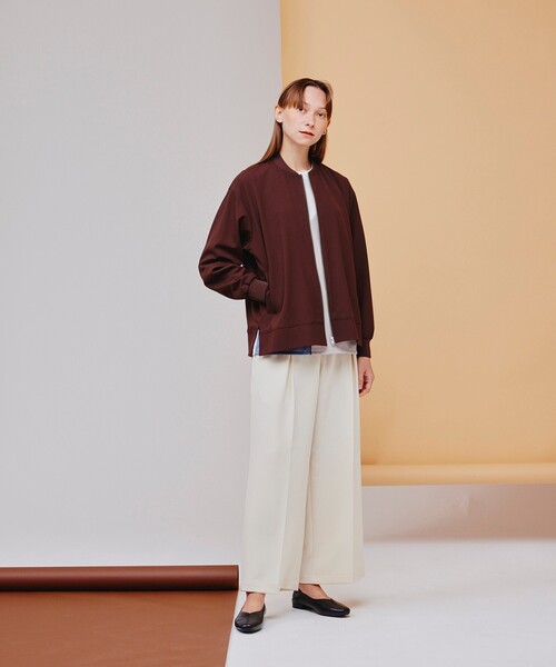 tk.TAKEO KIKUCHI(ティーケータケオキクチ)の「◆ギミックベルトダブルクロスパンツ(その他パンツ・レディース・アイボリー/ブラウン系その他/ブラック・66)」の18枚目の写真