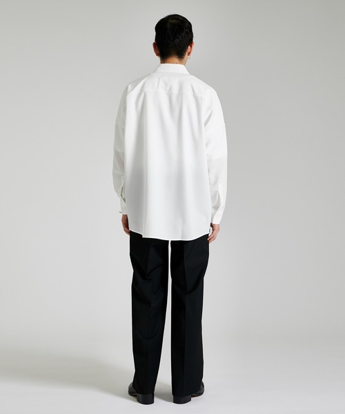 SHAREEF（シャリーフ）の「STUDIOUS別注 SWITHCHNG MOTIF SHIRTS（シャツ/ブラウス・メンズ・ホワイト/ブラック・1/2）」の6枚目の写真
