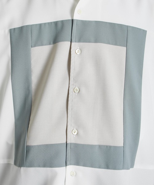 SHAREEF（シャリーフ）の「STUDIOUS別注 SWITHCHNG MOTIF SHIRTS（シャツ/ブラウス・メンズ・ホワイト/ブラック・1/2）」の20枚目の写真