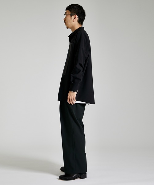 SHAREEF（シャリーフ）の「STUDIOUS別注 SWITHCHNG MOTIF SHIRTS（シャツ/ブラウス・メンズ・ホワイト/ブラック・1/2）」の17枚目の写真