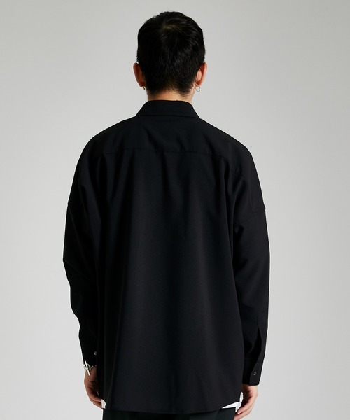 SHAREEF（シャリーフ）の「STUDIOUS別注 SWITHCHNG MOTIF SHIRTS（シャツ/ブラウス・メンズ・ホワイト/ブラック・1/2）」の8枚目の写真