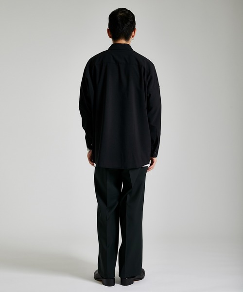 SHAREEF（シャリーフ）の「STUDIOUS別注 SWITHCHNG MOTIF SHIRTS（シャツ/ブラウス・メンズ・ホワイト/ブラック・1/2）」の21枚目の写真