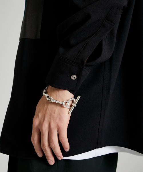 SHAREEF（シャリーフ）の「STUDIOUS別注 SWITHCHNG MOTIF SHIRTS（シャツ/ブラウス・メンズ・ホワイト/ブラック・1/2）」の18枚目の写真