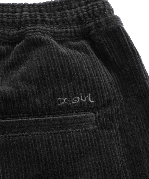 X-girl（エックスガール）の「CORDUROY WIDE EASY PANTS（その他パンツ・レディース・イエロー/バーガンディー/ブラック・S/M）」の11枚目の写真