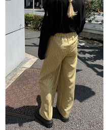 WC | カラーギンガムチェックパンツ(スラックス)