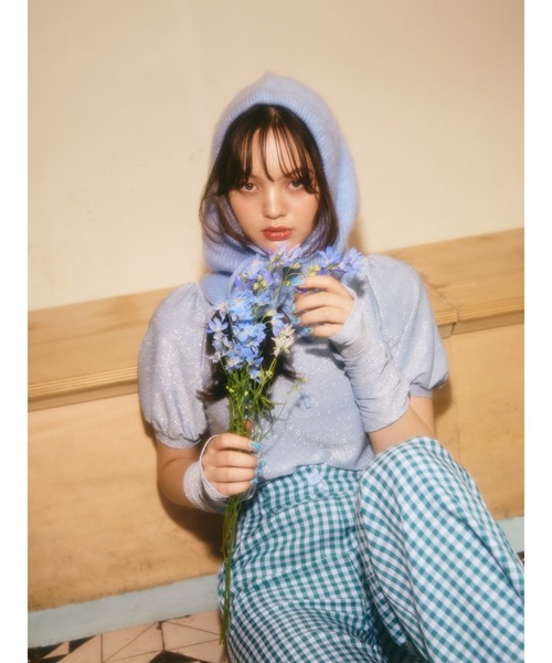 WC（ダブル シー）の「カラーギンガムチェックパンツ（スラックス・レディース・ブルー/ピンク/イエロー・FREE）」の4枚目の写真