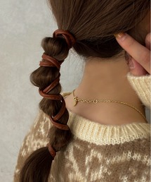 【apres jour clair×ARIAZ】フェイクレザーヘアワイヤー