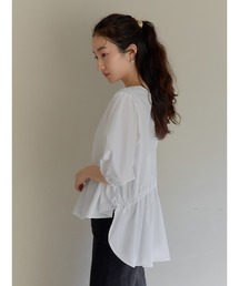 Ayla | asymmetry gather blouse(Tシャツ/カットソー)