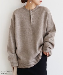 reca | ヘンリーネックニットプルオーバー(ニット/セーター)